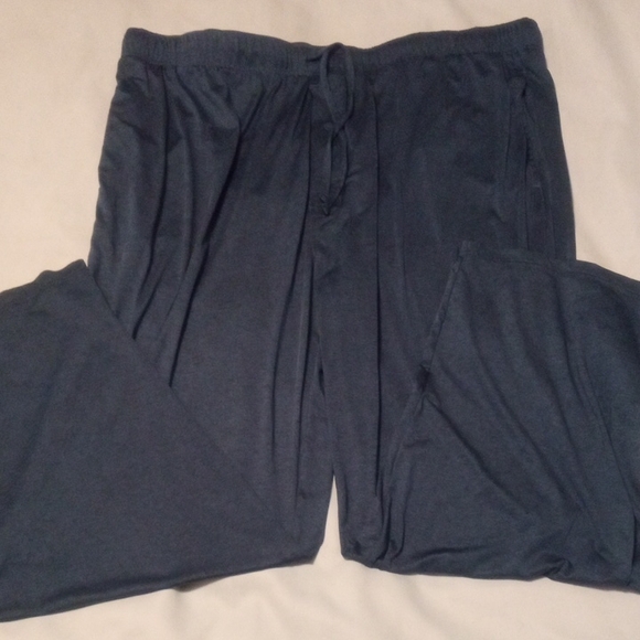 Fruit of the Loom Silky Men's Navy PJ Pants - Picture 1 of 4